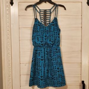 3/$10 Aztec print strappy dress
